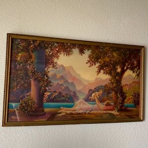 "Love Paradise" (aka Mother and Child) Fox-Urgelles Borin Framed Lithograph Art